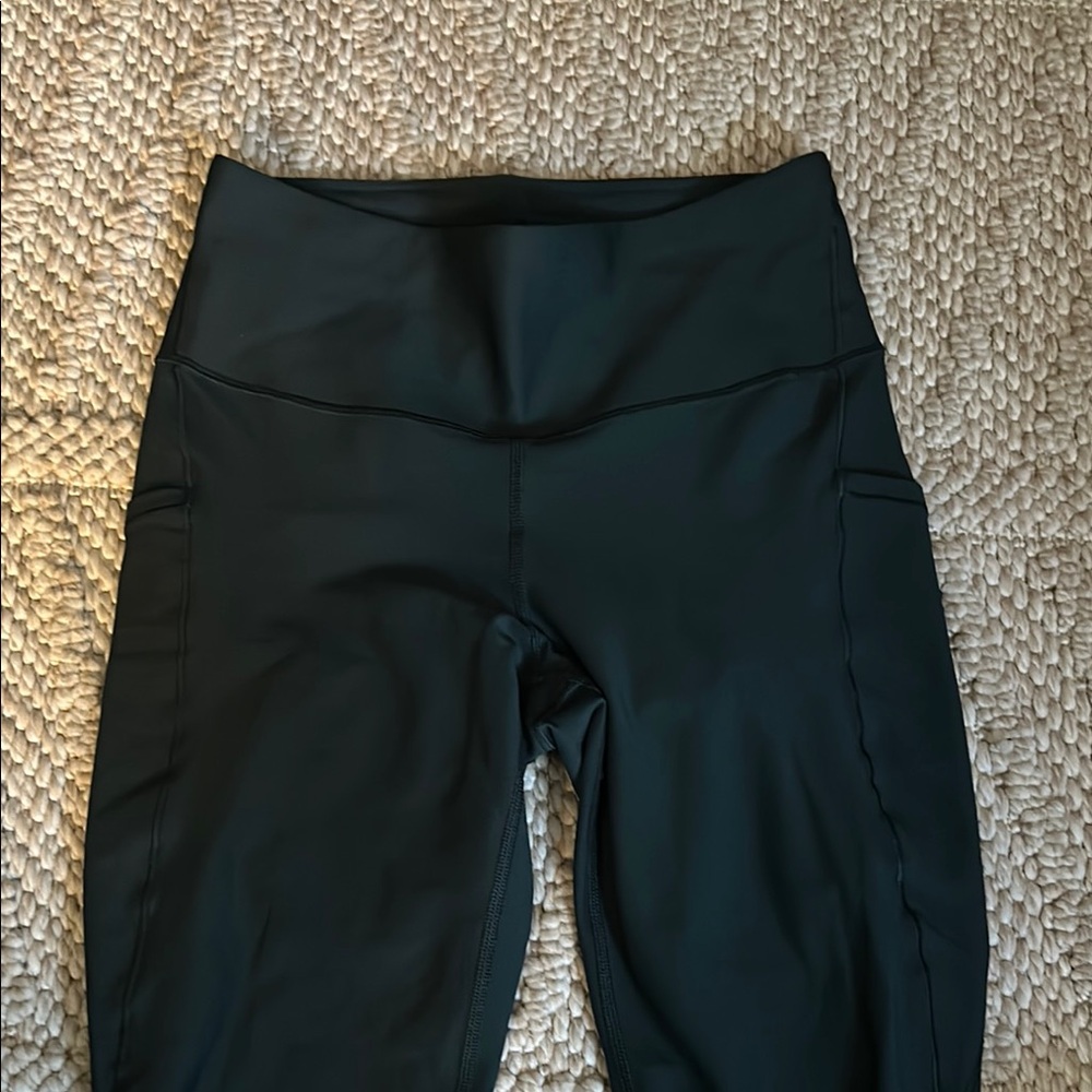 ATHLETA dark green High-Waisted Leggings